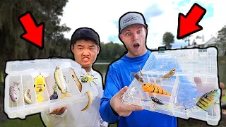 1v1 Terrible Lures ONLY Bass Fishing Tournament!!! (EPIC)