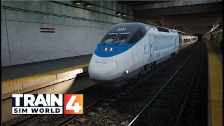 Train Sim World 4 Amtrak Providence - Bocton Part -2 [Xbox Series X - 4K Video]