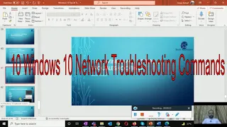 14 - 10 Windows 10 network commands