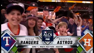 MLB on FOX intro Rangers at Astros Game 7 ALCS