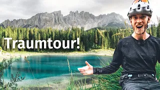 Geniale Mountainbike-Tour in Südtirol: Latemar-Umrundung in den Dolomiten