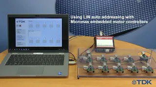 Using LIN auto addressing with Micronas embedded motor controllers