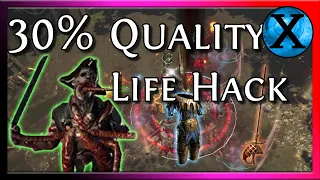 Path of Exile Crafting Tip 30% Quality The BEST Way!