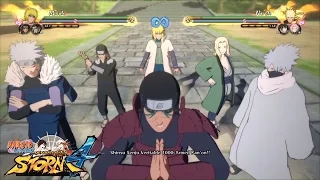 ALL HOKAGE TEAM ULTIMATE JUTSU | Naruto Storm 4 DLC #1 Gameplay