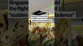 One man died after a Singapore Airlines flight was hit by ‘severe turbulence’.