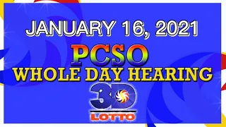 3D Lotto Draw Hearing (Saturday) Jan 16, 2021