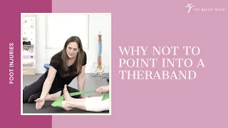 Why not to point into a Theraband