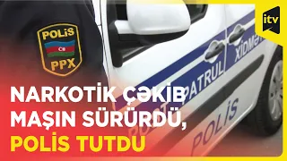 Qəbələdə narkotikin təsiri altında avtomobil idarə edən sürücü həbs olunub