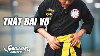 Thắt đai võ thuật cổ truyền đẹp và dễ hiểu | How to tie a martial arts belt