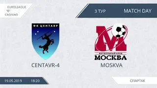 AFL19. Euroleague B. Division CAO/VAO. Day 3. Centavr-4 - Moskva