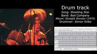 Shooting Star (Bad Company) • Drum Track