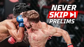 CRAZY MOMENTS THAT HAPPENED DURING PRELIMS - BELLATOR 284 | Never Skip The Prelims