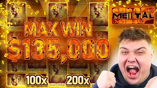 THE MOST INSANE $135,000 MAX WIN On MENTAL SLOT!! ★ TOP 5 RECORD WINS OF THE WEEK!