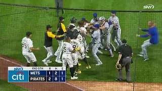 Benches Clear Between Mets and Pirates