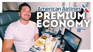 Qual a MELHOR CLASSE ECONÔMICA? Vale a pena voar na Premium Economy da American Airlines ao Brasil?