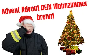 Advent, Advent, DEIN Wohnzimmer brennt #BrandschutzEinfachErklärt