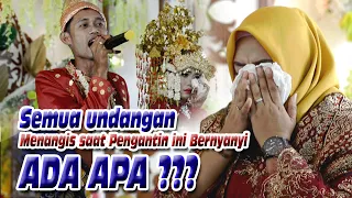 Semua undangan menangis saat pengantin ini bernyanyi, ADA APA ???