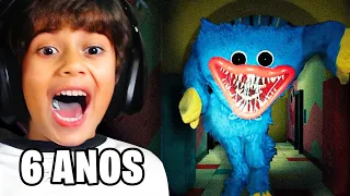 ESSA CRIANÇA DE 6 ANOS É INCRIVEL JOGANDO JOGOS DE TERROR!