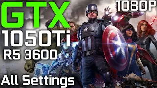 Marvel's Avengers | GTX 1050 Ti + Ryzen 5 3600 | V.Low vs. Low vs. Medium vs. High | 1080p