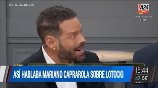 🔴 Así hablaba Mariano Caprarola: Aníbal Lotocki cada vez más complicado