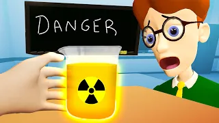 Destroying my Classroom with DANGEROUS Chemicals - Bad Boy Simulator VR