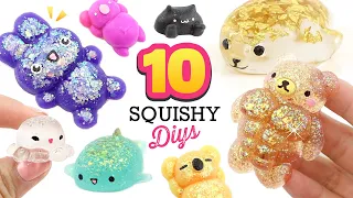 10 Satisfying Squishies I Made Using Leftovers! #diy #fidgettoys