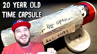 I OPENED A 20-YEAR-OLD TIME CAPSULE FROM 2001!!