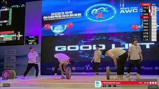 Asian Weightlifting Championships 2023 W 81kg A