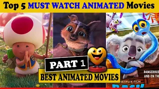 Top 5 Animated Movies You Should Watch in Hindi || Part 1 || Zaib Review