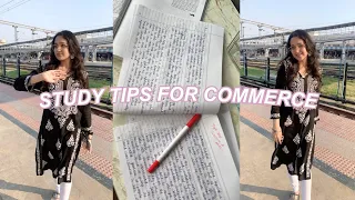 study tips for commerce students ♡how to study accountancy? youtube channels, books etc