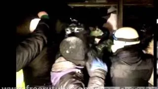 Штурм Украинского дома в Киеве Евромайдан 26 января 2014 года Трансляция онлайн