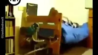 An alarm shaking bed