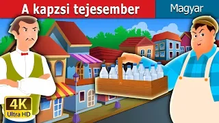 A kapzsi tejesember | The Greedy Milkman Story in Hungarian | Magyar Tündérmesék