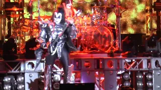 KISS - War Machine  Gene Simmons spitting fire   live at Graspop 2015