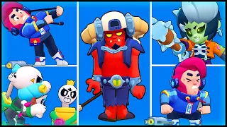 ALL NEW SKINS Winning & Losing Animations - Brawl Stars Brawl-o-ween #brawlmaps