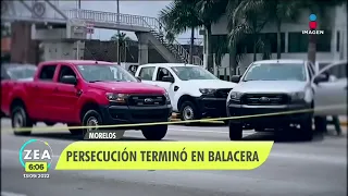 Persecución en Morelos termina en balacera | Noticias con Francisco Zea