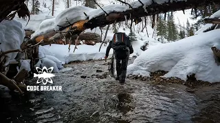 Late Spring Fly Fishing Snowshoe Adventure! Dry Flies on a Euro Rig??? - Code Breaker Angler