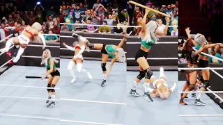 WWE 2K22 ZELINA VEGA vs B-FAB vs VALHALLA