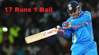 17 Runs of 1 Ball by Virender Sehwag