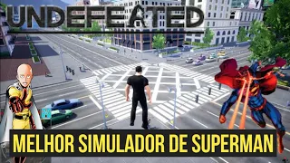 Undefeated - Novo jogo de Heróis Grátis para Pc na Steam - Simulador de Superman e Saitama kkkk.