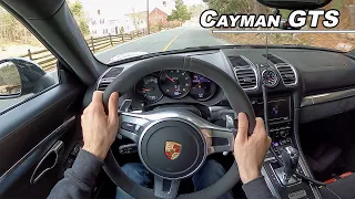 Porsche Cayman 981 GTS Therapy Drive - More Fun than a GT4? (POV Binaural Audio)