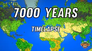 7000 Years Of Continental War on Earth - WorldBox Timelapse