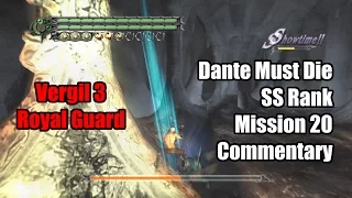 Devil May Cry 3 HD - Dante Must Die SS Rank - Mission 20 with Commentary