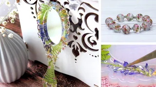 Beautiful DIY Flower and Epoxy resin accessories You'll Love / Amazing DIY ideas from epoxy resin