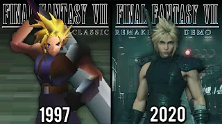 Final Fantasy VII [DEMO] Remake vs Original | Direct Comparison