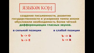 Редуцированные в истории русского языка. Ер (Ъ) и Ерь (Ь), твёрдый и мягкий знаки.