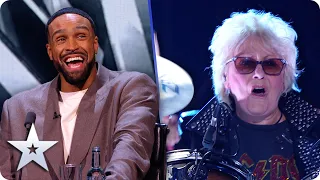 ROCK ON! Drummer Crissy Lee ain't no normal Grandma - she's DRUM-TASTIC! | Semi-Finals | BGT 2020