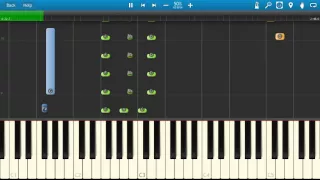 The Weeknd - Earned It - Piano Tutorial - Synthesia - 50 Shades Of Grey Soundtrack