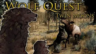 Seeking a MATE for the Dark Moon Wolf!! 🐺 WOLF QUEST: TWIN MOONS • #6