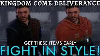 Kingdom Come:Deliverance| Get These Items Early And Fight In Style!